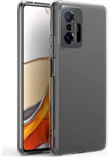 Xiaomi Mi 11T Pro 5G Kılıf Lens Kamera Korumalı Lüx Şeffaf Kapak