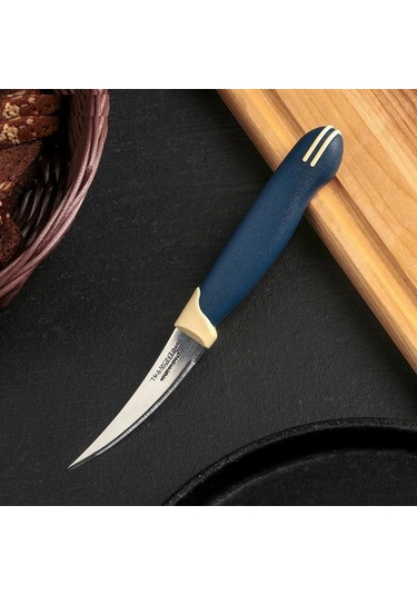 TRAMONTİNA LAZER KESİM SEBZE BIÇAĞI  2 ADET-KISA Lacivert