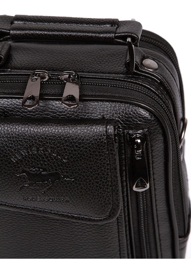 Tuldar Erkek Mekanizmalı Cüzdan Ve Deri Çelik Kasalı Kapaklı Omuz Ve El Çantası 15x19cm Tul293 Koyu Kahverengi