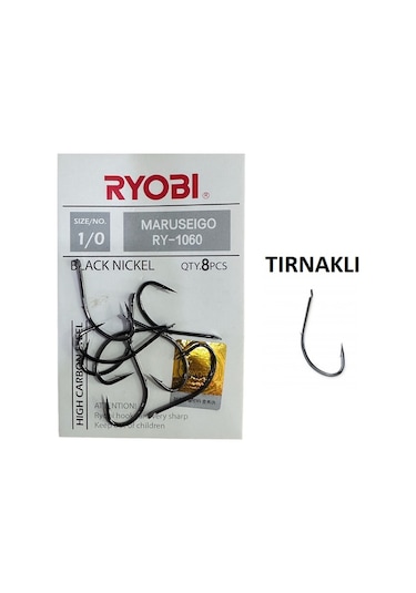 Ryobi Maruseigo Ry-1060 No:1/0 İğne 8 Adet