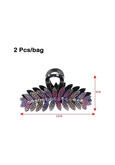 Yapay Elmas Saç Tokası Kadın Saç Tokaları 5 5 5 Çok Renkli