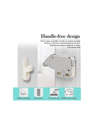 Yaylı Mandallı Dolap Kapısı Yaylı Mandallar Mini Mandallı Kapı Mandalları Tutma Plakalı