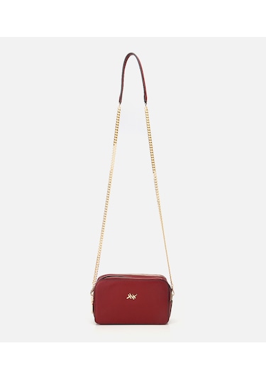 Hotiç Kadın Deri Bordo Mini Çanta 03cah293370a780 Bordo