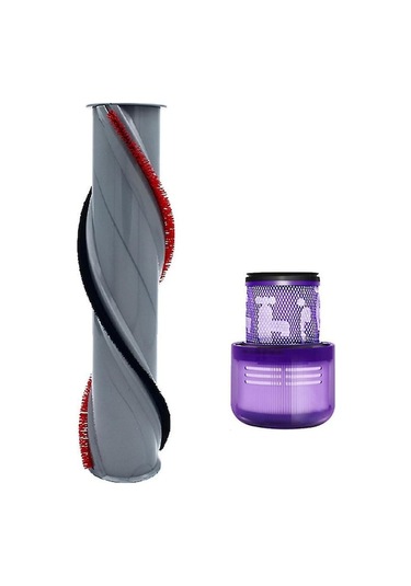 V11 Uyumlu Yüksek Kaliteli Sessiz Yer Temizleme Fırçası - 24cm Plastik Taban Fırçası Seti