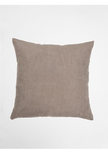 Dekoratif Kırlent Kılıfı Runa 43x43 Cm Gri