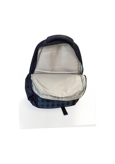 Ççs London 2 Büyük 2 Küçük Gözlü Okul Çantası, Sırt Çantası, Spor Çantası, Günlük Çanta 51678 Lacivert Desenli