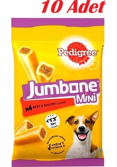 Pedigree Jumbone Mini Beef Köpek Ödülü 160 Gr 10 Adet