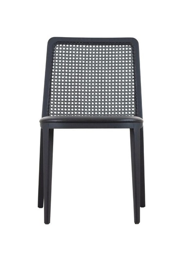 Martha Hazeranlı Ahşap Sandalye Siyah