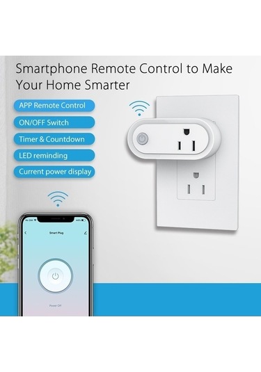 Fastbuy Neo Nas-wr12w 15a 2.4ghz Wifi Akıllı Güç Fişi, Kablosuz Enerji Kaynağı, Yüksek Güçlü Performanslı