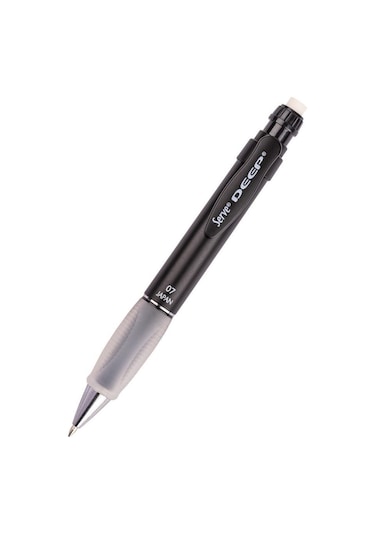 Serve Deep Mekanik Uçlu Kalem 0.7 MM Metalik Mr.Siyah