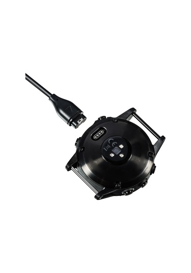 Veri İletimli Garmin Fenix 7x Type-c Bağlantı Noktalı Saat Şarj Cihazı İçin Siyah