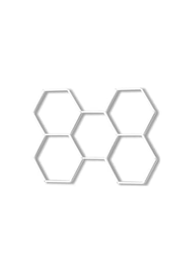 Helios Hs 2822 Hexagonal 200w Petek Led Aydınlatma Lineer Armatür Beyaz Işık Beyaz