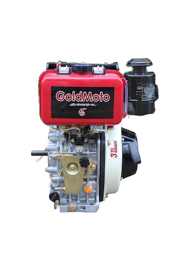Goldmoto GM178FE-C 7 Hp Marşlı Krank Mili Kamalı Dizel Motor
