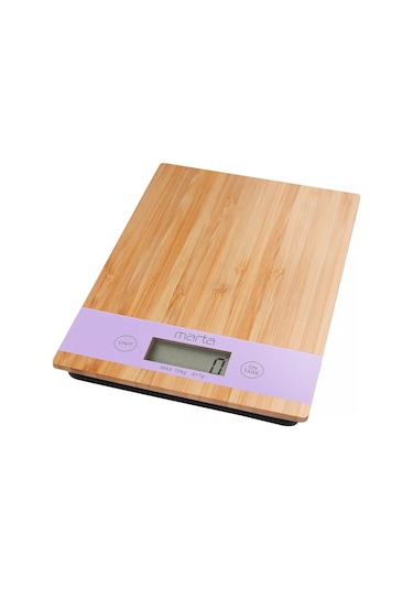 Marta Bambu Elektronik Mutfak Terazisi, 10 Kg, Termometreli 195410039