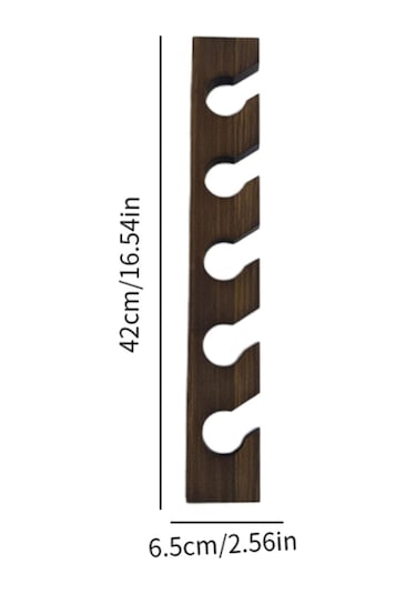 Suntek Beyzbol Şapka Rafı Depolama Giriş Sundurma Kahverengi