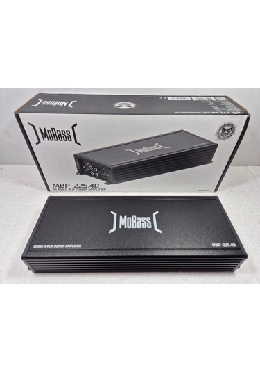 Mobass Amfi - Mobass Mbp-225.4d 4 Kanal Ses Ve Bass Anfisi - 230 Rms X 4 Oto Anfi