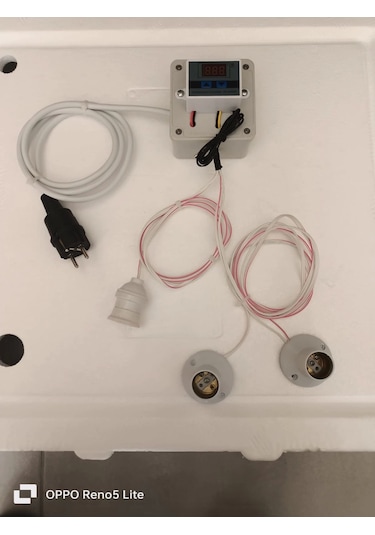 Anakucağı Isıtıcı Set , Dijital Termostatlı . Aydınlatmalı, Isıtıcı Lamba Hariç Set