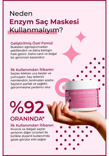 Kıvırcık Ve Dalgalı Saçlar İçin Saç Bakım Maskesi 250 Ml Bukle Belirginleştirici