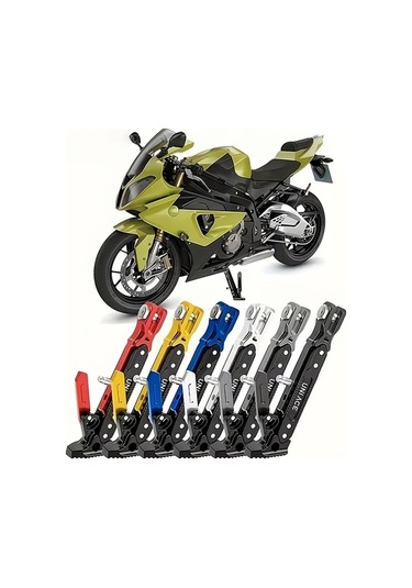 Xuweiwei Adjustable Cnc Metal Motorcycle Tripod Bicycle Metal Bracket Corrosion Resistant Golden