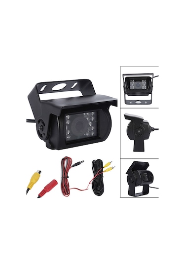 Kingvox 4.3" Kızak Monitör + Araç Geri Görüş Park Kamerası Md8