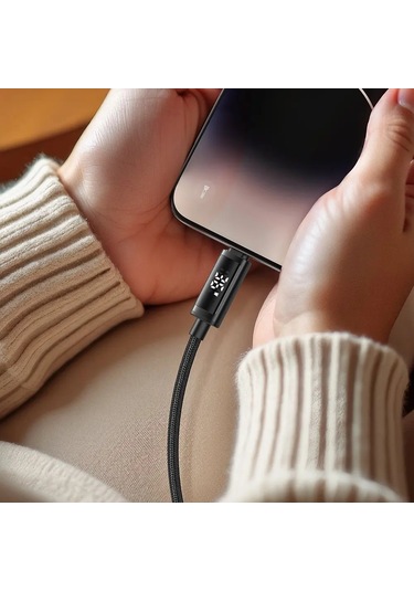 Mcdodo Ca-7990 36w Typec İphone Data Şarj Kablosu 1.2m - Siyah