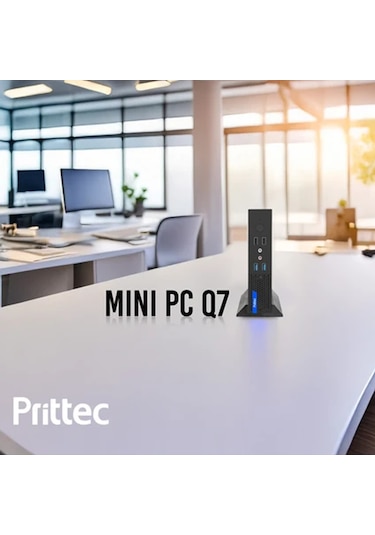 Prittec OX3 Q7-TH610Lİ3121008 i3-12100 8 GB 512 GB SSD Dos Mini PC