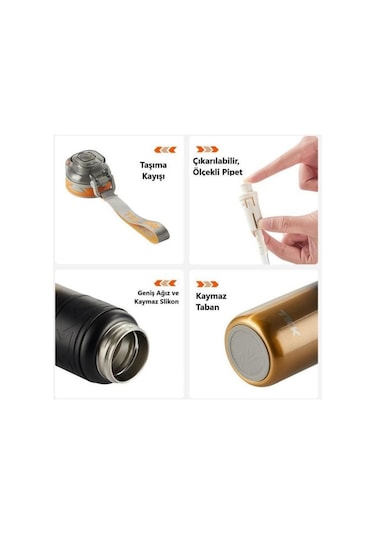 Vagon Tkk Çelik Termos 900 Ml T2025 Orange