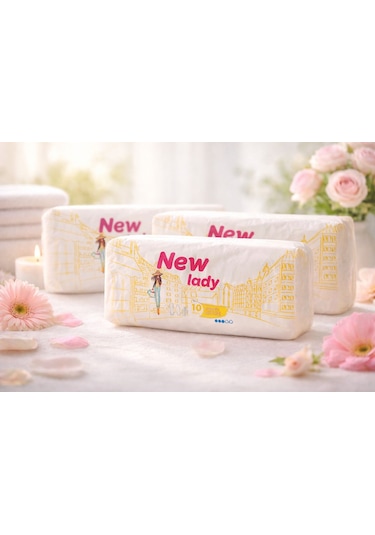 New Lady Hijyenik Ped Normal Tekli Paket 10'lu Ped X3 Adet