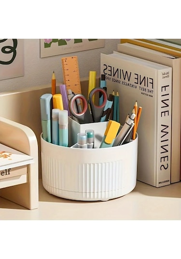 Sunshine011 1 Adet Döner Yeşil Kare Makyaj Organizatörü - Büyük Kapasiteli Kozmetik Saklama Kutusu Yeşil