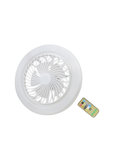 Hallow L6364-2 E27 Led Işıklı Sessiz Tavan Vantilatörü