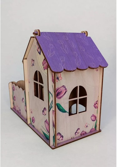 Woodiks Çay Evi Renkli Baskı, 8 Mart Günü Çevresi Basılmış 210435689 Bej