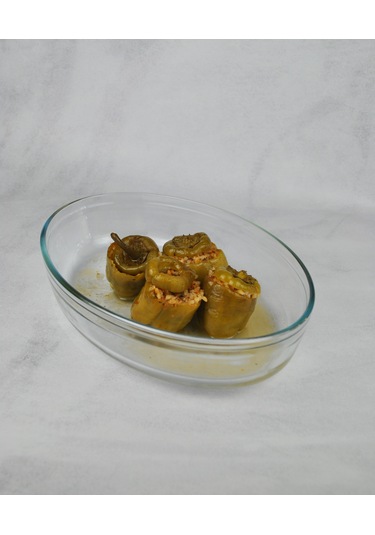 Borcam Premium Tepsi Fırın Tepsisi Oval 30 X 21 Cm 2,1 Litre- 1 A