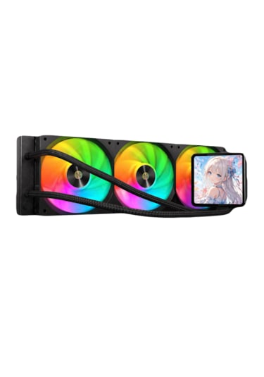 Gametech Vısıon 360mm Argb Fanlı Lcd Ekranlı Sıvı Soğutma Sistemi Siyah