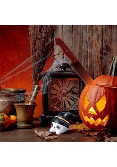 Lijinxu Cadılar Bayramı Mini Heykelcik 2,9x1,9-cm-şapka-elf