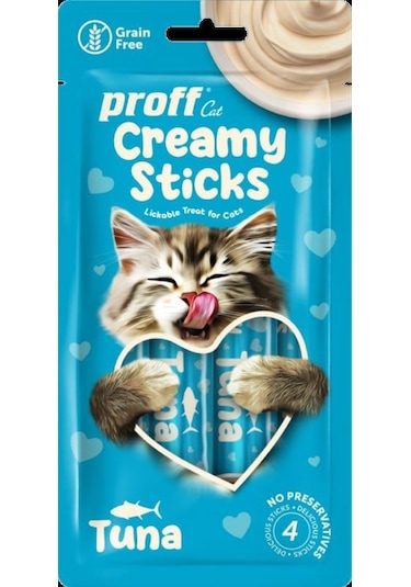 Proff Creamy Ton Balıklı Kedi Ödülü 4'lü