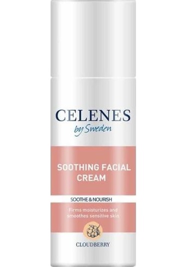 Celenes By Sweden Cloudberry Kuru ve Hassas Ciltler için Yatıştırıcı Yüz Kremi 50 ML