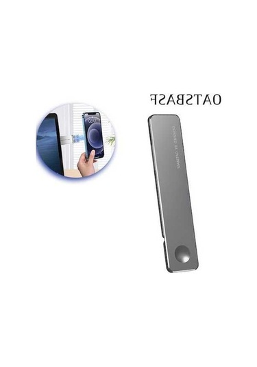 Novahub Manyetik Taşınabilir Gri Bilgisayar Telefon Aynı Ekran Standı Ergonomik 135x29x5.5mm