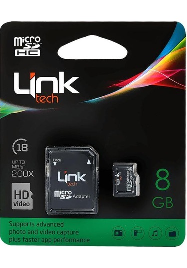 8Gb Micro Sd Adaptörlü Hafıza Kartı - 30Mb/S