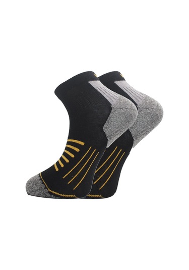 Erkek Yarım Konç Çok Renkli Pamuklu Çorap 3'lü Paket Çok Renkli