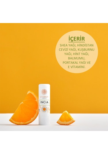 Incıa Doğal Portakallı Dudak Besleyici 6gr