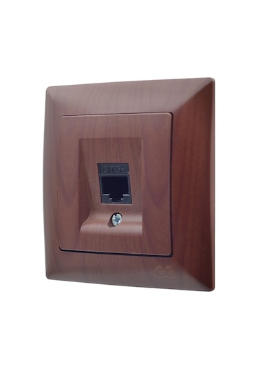 Günsan Visage Ceviz Tekli Data Prizi (RJ45 Cat5)