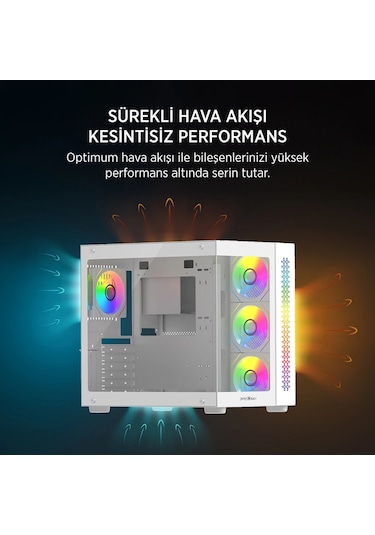 James Donkey Stark S800 4x Argb Whıte Kasa 750w