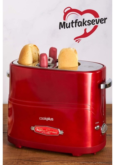 Cookplus Mutfaksever 2li Sosisli Sandviç (Hot Dog) Yapma Makinesi