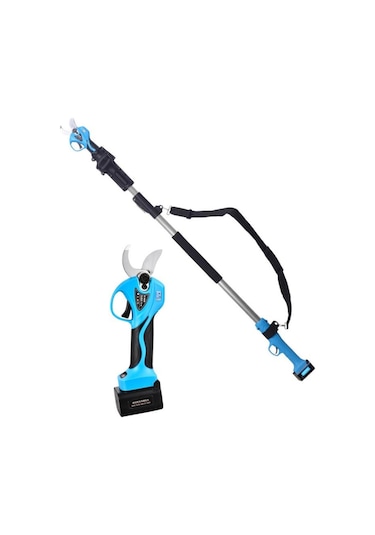 Suca Sc 8608A Led Ekranlı Akülü Budama Makası + Uzatma Aparatı