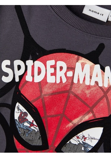 Name It Spiderman Antrasit Erkek Çocuk Sweatshirt 13221195 001 Antrasit