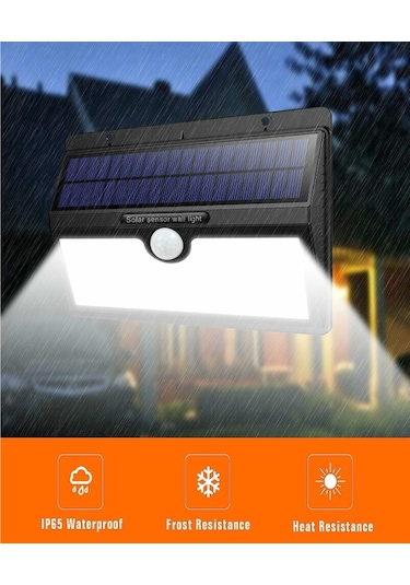 Açık Hava Güneş Enerjili Işık - 138 Led Su Geçirmez Aydınlatma 2 Adet