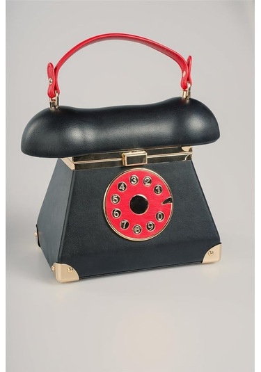 Ççs Kadın 17818 Telefon Görünümlü Konsept Çanta Siyah Siyah