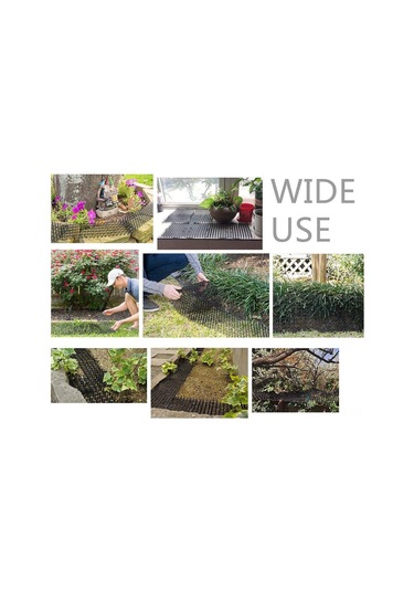 Monyee Kedi Köpek Engelleme Pp Ağı - Bahçe Bitki Koruması, Tırmanma Engeli - Siyah 200x28cm Tek Parça