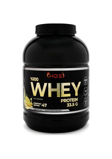 Hos %100 Whey Protein Muz Aromalı - 1540gr