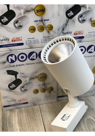 Noas 30w Beyaz Kasa Ray Spot Beyaz Işık